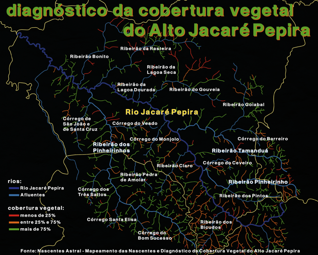 Ilustração: Diagnóstico da Cobertura Vegetal do Alto Jacaré Pepira